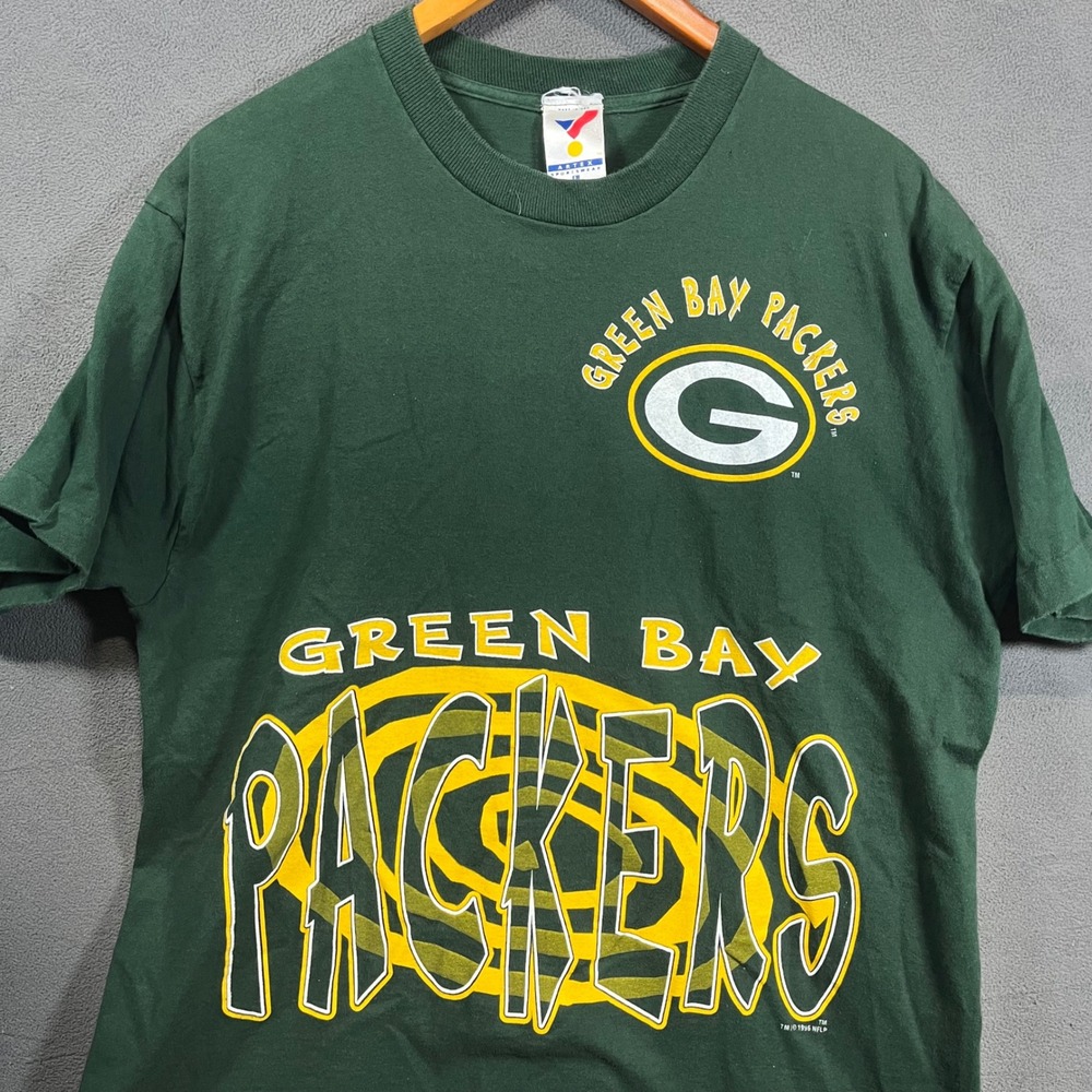 Vintage 1996 Green Bay Packers Shirt Artex Sportswear Mens Large Green NFL USA